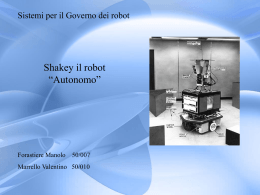 Autonomo - Sistemi per il Governo dei Robot