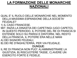 Monarchie nazionali - home