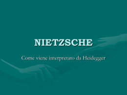 Nietzsche interpretato da Heidegger