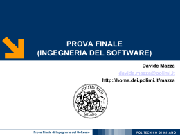 Ingegneria del Software