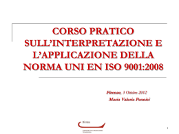 La UNI EN ISO 9001:2008