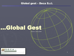 Global Gest - Benvenuto nel portale GlobalGest.net
