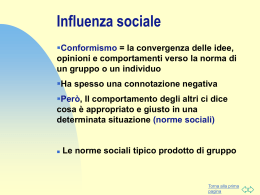 influenza sociale