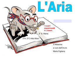 L`aria - Le parole della scienza