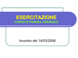 esercitazione 2008 03 14