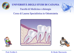 Osteiti per infezione diretta dei mascellari