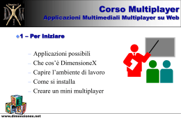 Lezione 1 - Per Iniziare