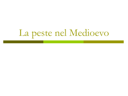La peste nel medioevo