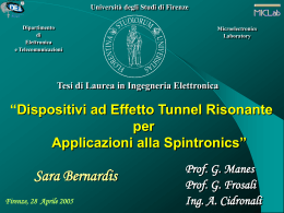 Presentazione ppt - Università degli Studi di Firenze