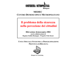 Scarica Presentazione - Città metropolitana di Bologna