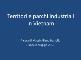 Territori e parchi industriali in Vietnam