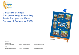stampa 2009 - European Neighbours` Day