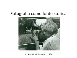 "Fotografia come fonte storica" curata da Elisa