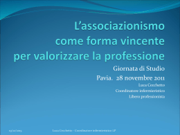 L`associazionismo come forma vincente per valorizzare la professione