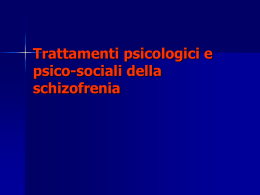 PSICOLOGIA schizofrenia - metodologieoperative.it