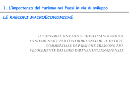 &ldquo;lasciandolo perfettamente intatto&rdquo; 1. Verso il turismo equo e