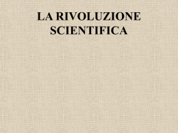 La rivoluzione scientifica [n]