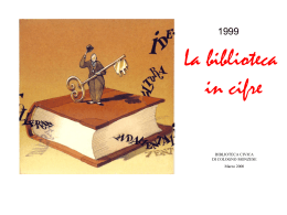 Statistiche99 - Biblioteca civica di Cologno Monzese