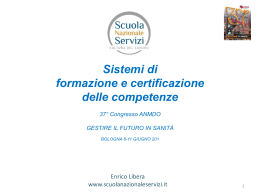 Sistemi di formazione e certificazione delle competenze