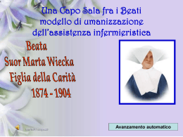 Una Capo Sala fra i Beati