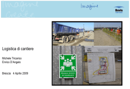 Logistica di cantiere 1 - Scuola Edile Bresciana