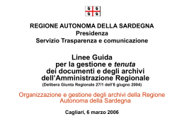 Scarica PPT - Archivio di Stato di Cagliari