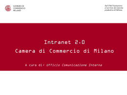 Intranet_L`esperienza della Camera di Commercio di Milano
