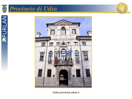 Diapositiva 1 - Provincia di Udine
