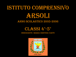 BASTA - Istituto Comprensivo di Arsoli