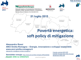 Slide Rossi ANCI ER - Povert&agrave; energetica: soft policy di mitigazione