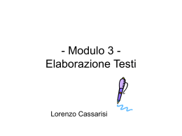 Visualizza/Barre degli strumenti