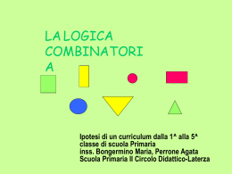 Ipotesi di un curriculum