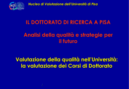 Corso per Autovalutatori Campus 98