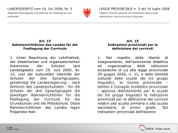 Schede presentazione Legge Provinciale 5/2008