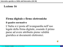 La firma digitale