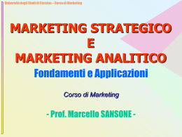 Slide - Universit&agrave; degli Studi di Cassino