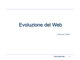 Il nostro Web