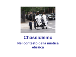 Chassidismo - Salve prof