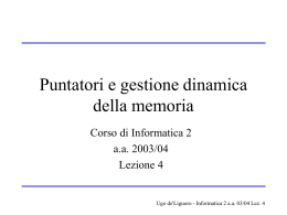 int - Dipartimento di Informatica