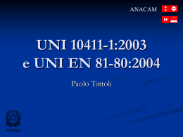 UNI EN 81-80:2004