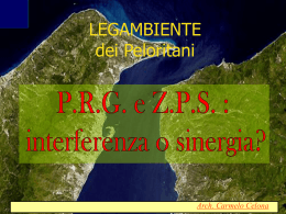 Arch. Carmelo Celona - Legambiente dei Peloritani