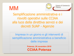 MM - CCIAA di Potenza
