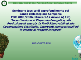 napoli - commissione ambiente - Ordine degli Ingegneri della