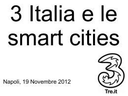 3 Italia e le smart cities