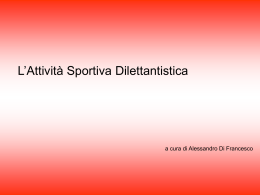 Società & Associazioni Sportive Dilettantistiche