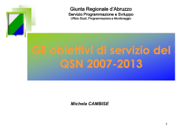 Obiettivi di Servizio