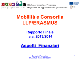 Programma LLP a.a. 2013/2014