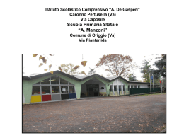 Via Caposile Scuola Primaria Statale
