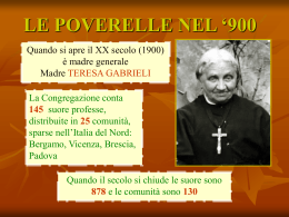 LE POVERELLE NEL 900