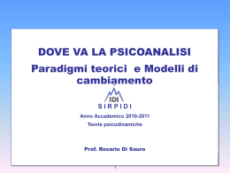 Modelli psicoanalitici